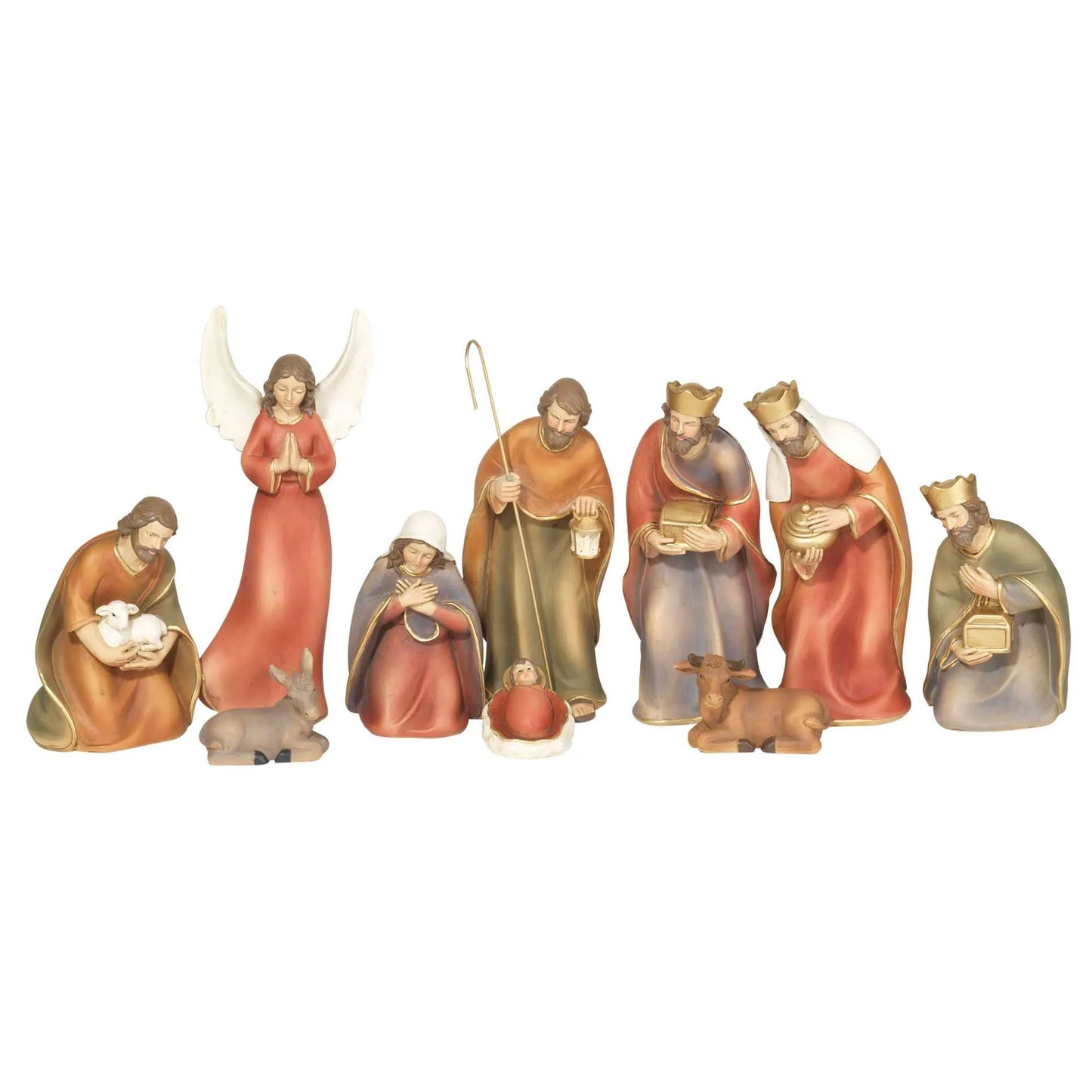 10 Piece Colorful Nativity