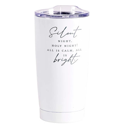 Tumbler Silent Night Church White