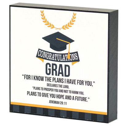 PLQ GRADUATION FOR I KNOW MDF 4"X4"