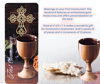 Embellished Bookcard First Communion