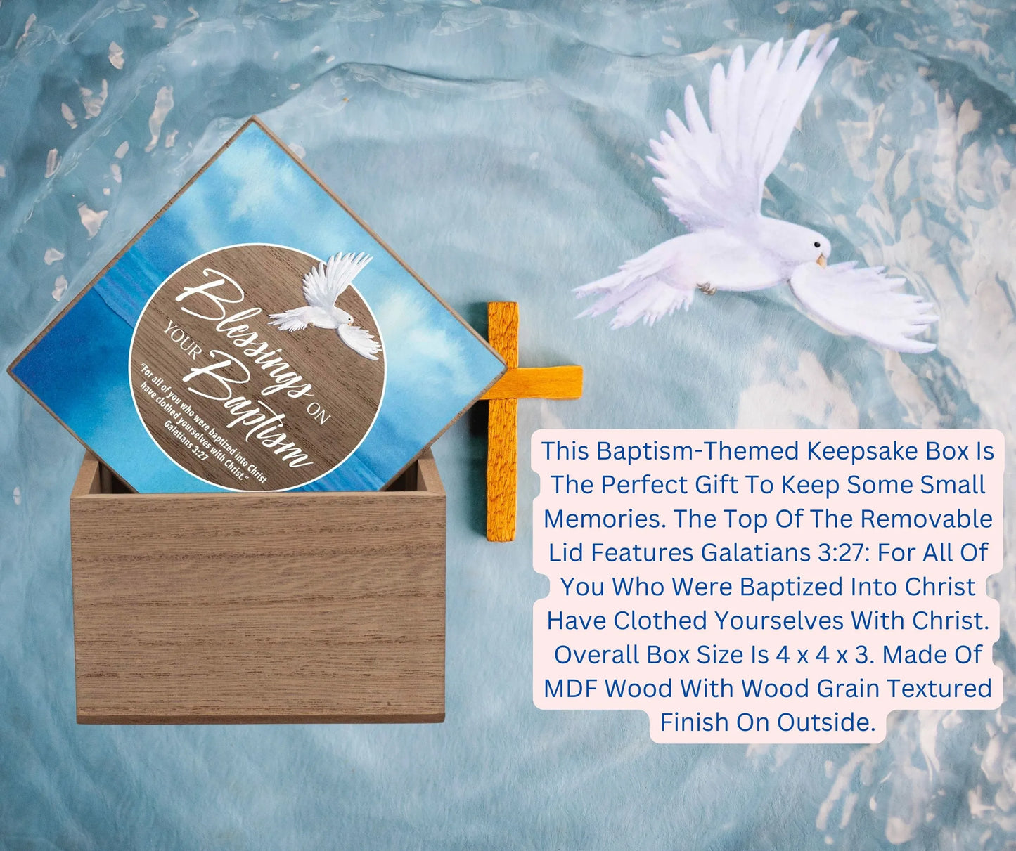 Keepsake Box Blessing On Your Baptism