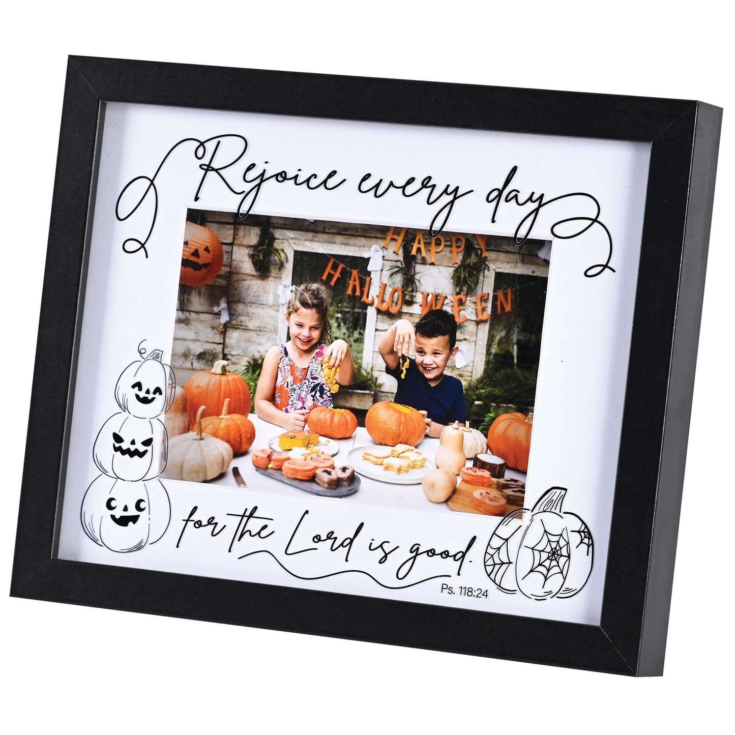 Photo Frame Rejoice Ps.118:24 10x8