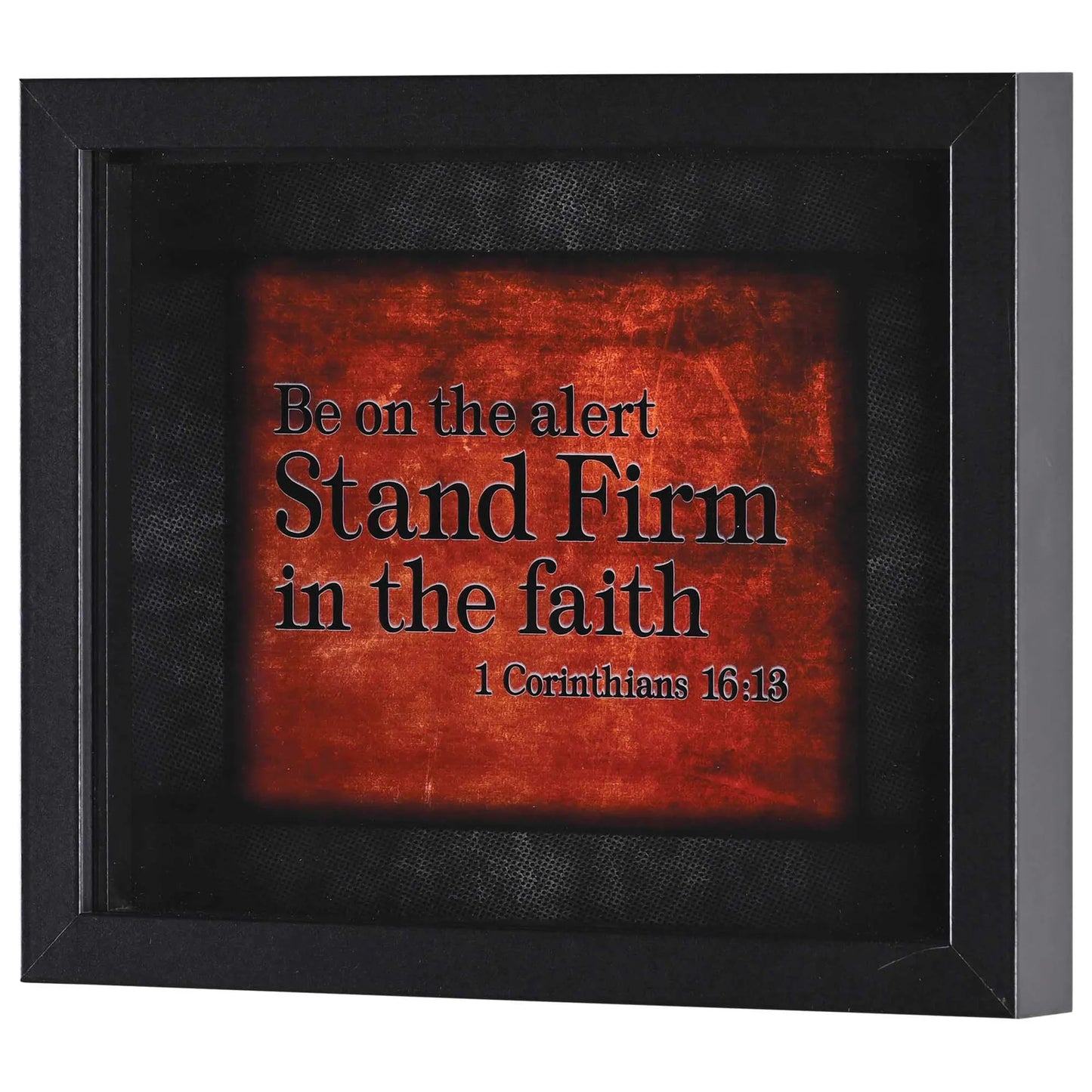 Framed Art Be On Alert Stand 10x8