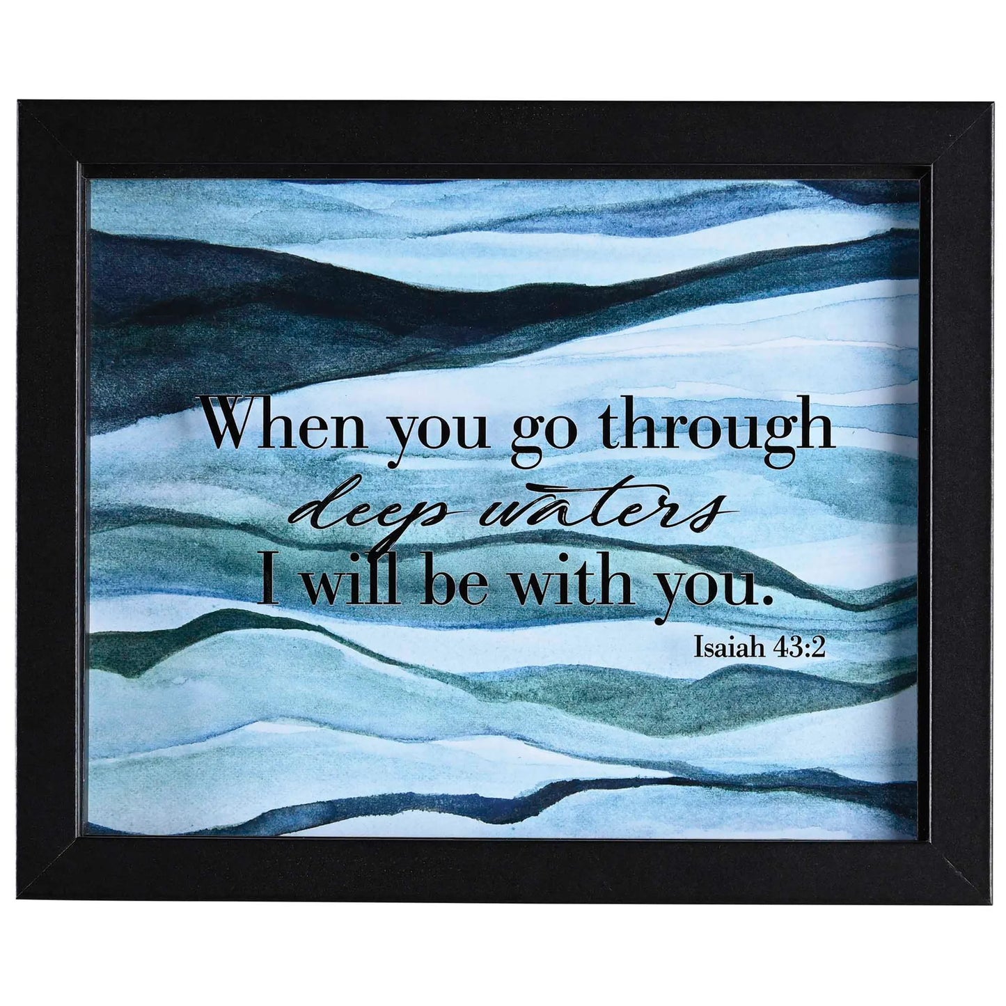 Framed Art Deep Waters Is.43:2 10x8