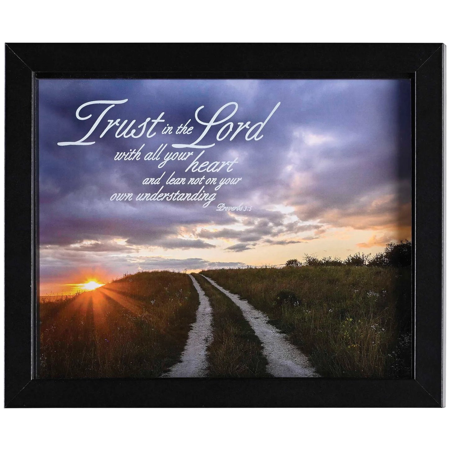 Framed Art Trust In The Lord 10x8