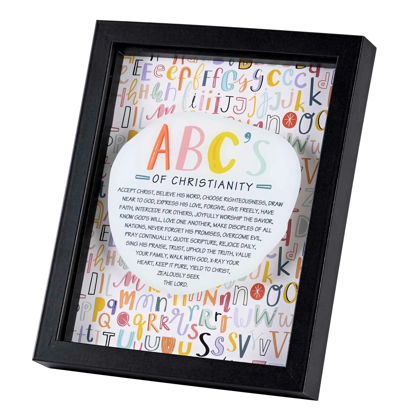 Framed Art ABC Of Christianity 8x10