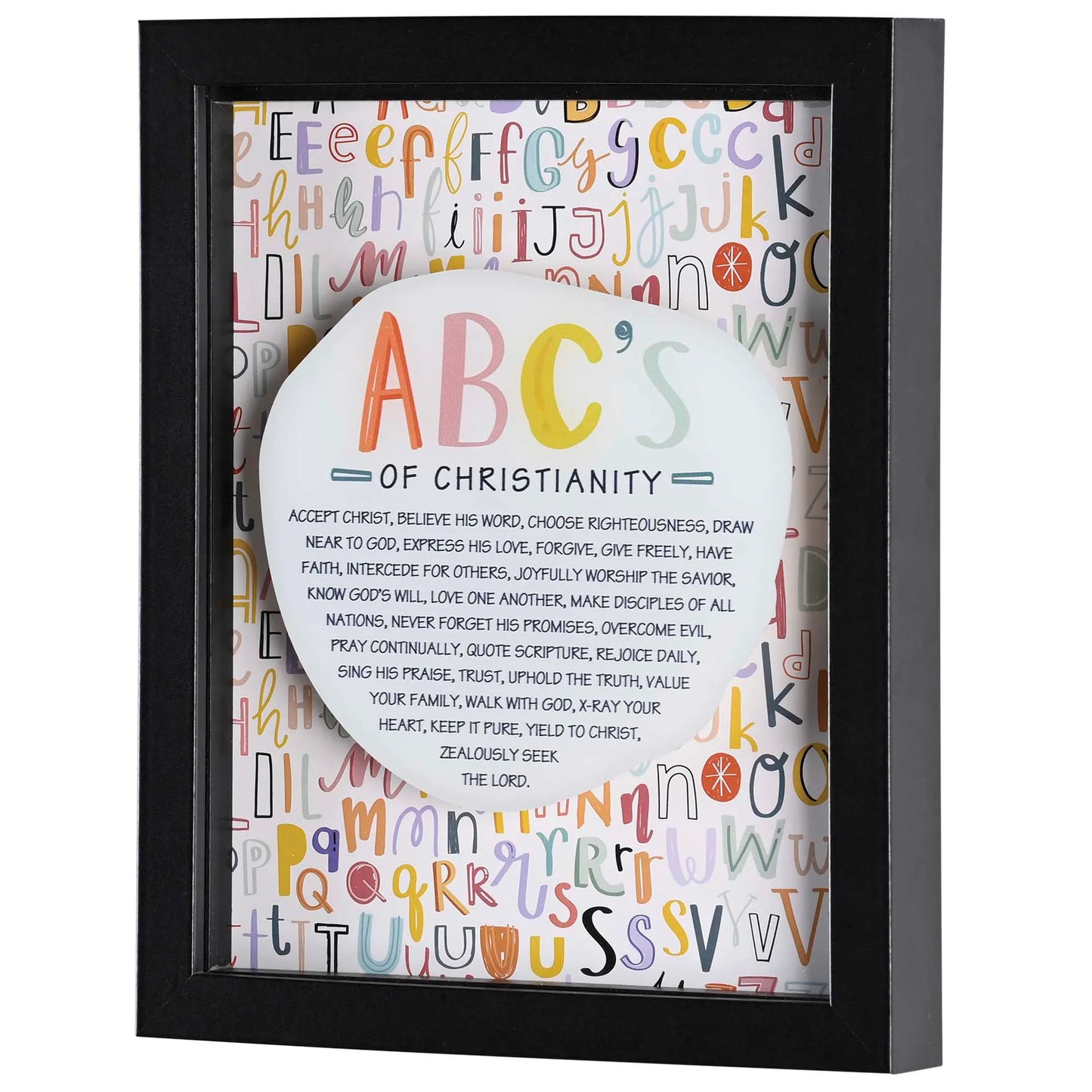 Framed Art ABC Of Christianity 8x10