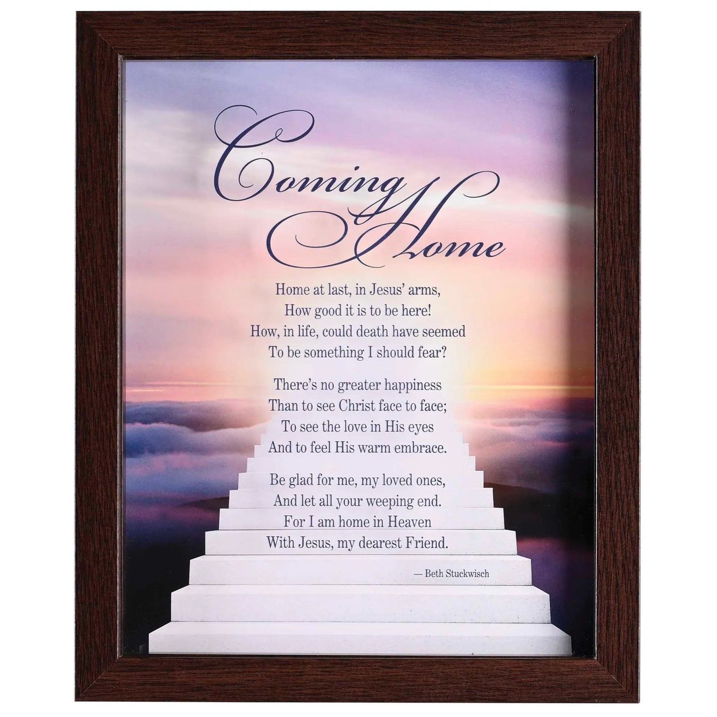 Framed Art Coming Home 8x10