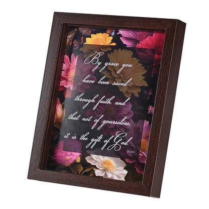 Framed Wall Art By Grace 8x10 Eph. 2:8