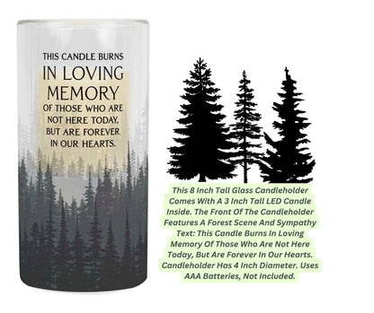 Candleholder In Loving Memory 8in