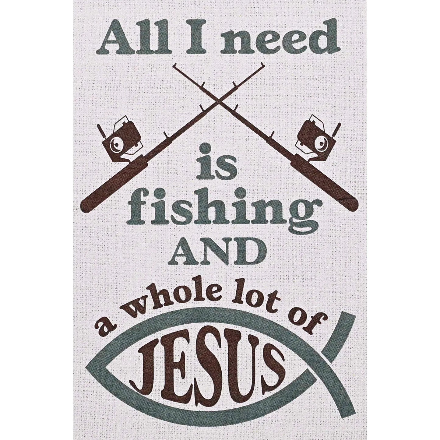 Itty Bitty Card Fishing And Jesus