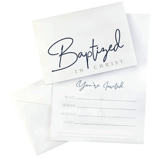 Invitation Baptized In Christ