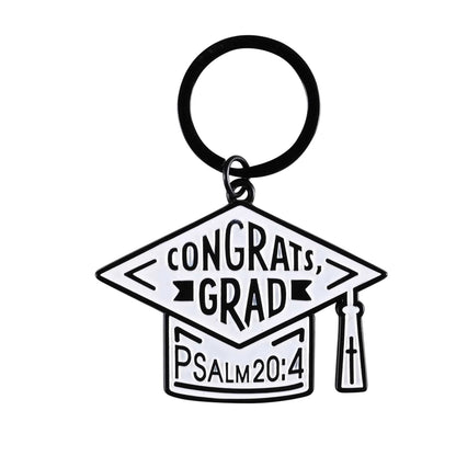 Keyring Congrats Grad Psalm 20:4