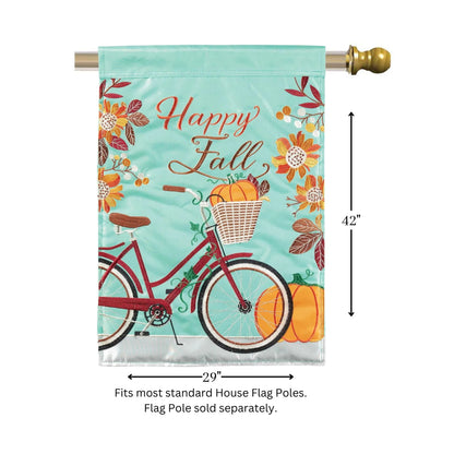 Flag Happy Fall Bicycle 29x42