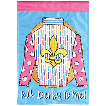 Flag Talk Derby To Me 13x18