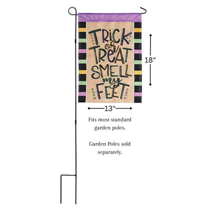 Flag Trick Or Treat Smell My Feet 13x18