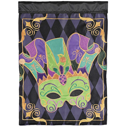 Flag Regal Mardi Gras Mask 13x18