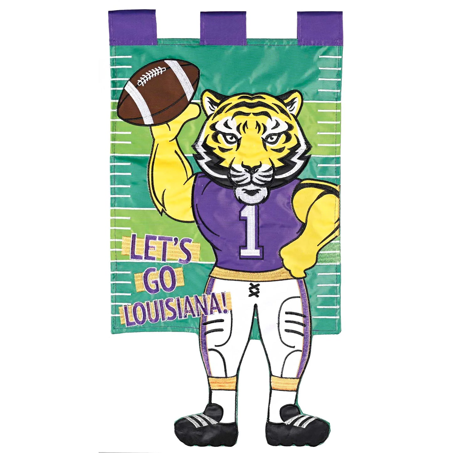 Crazy Leg Tiger Lets Go Football