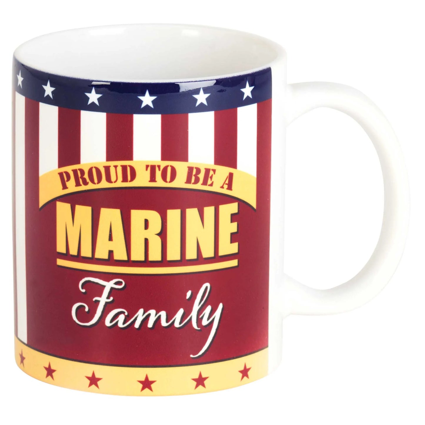 Mug Ceramic Proud Marine Family