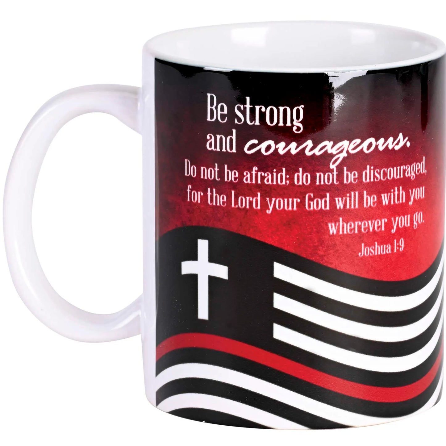 Mug Ceramic Firefighter Be Strong