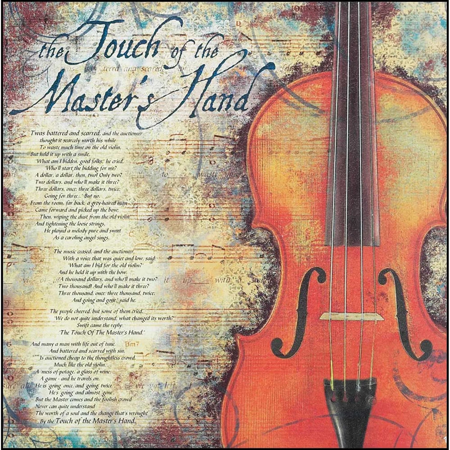 Touch Of The Master's Hand Wall Plaque