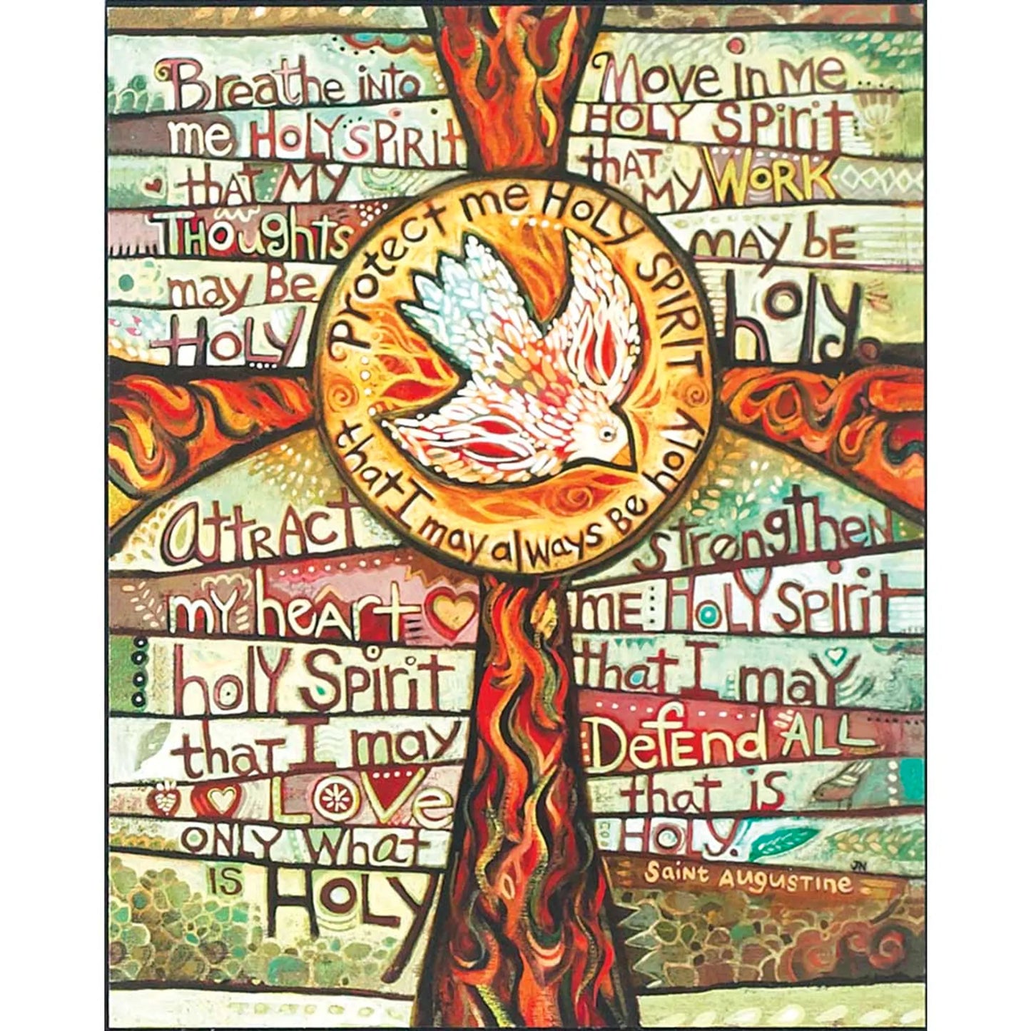 PLQ WALL PROTECT ME HOLY SPIRIT MDF 8X10