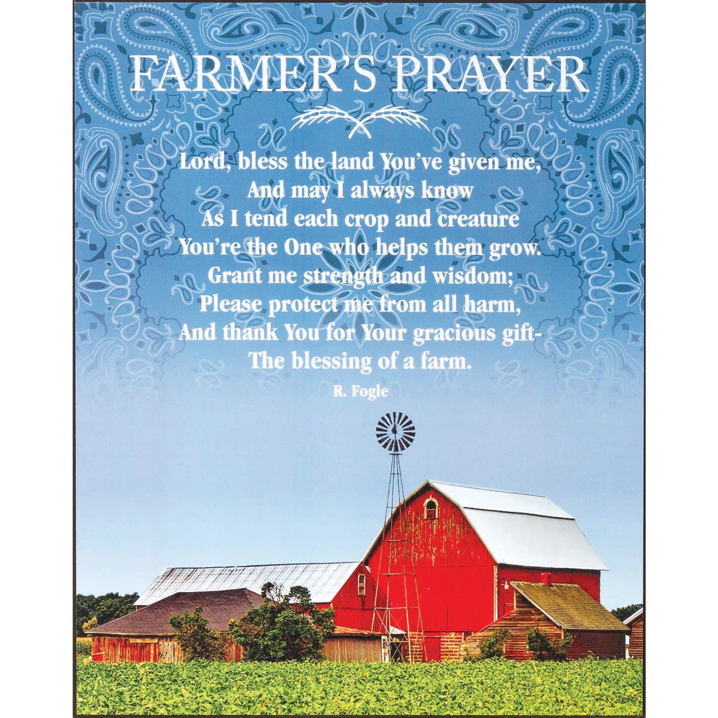 PLOCK FARMER'S PRAYER MDF 8X10