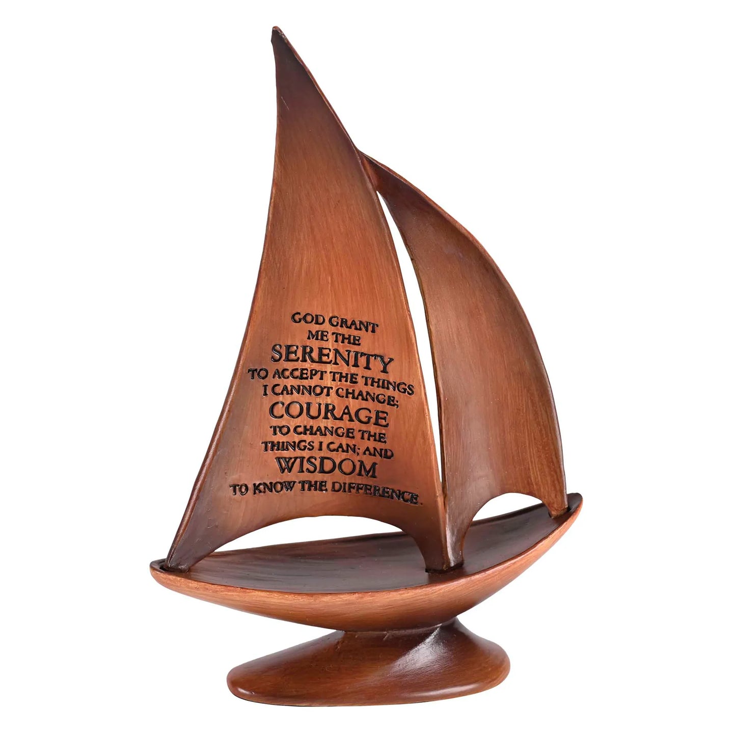 Sailboat Serenity Prayer 8.5H