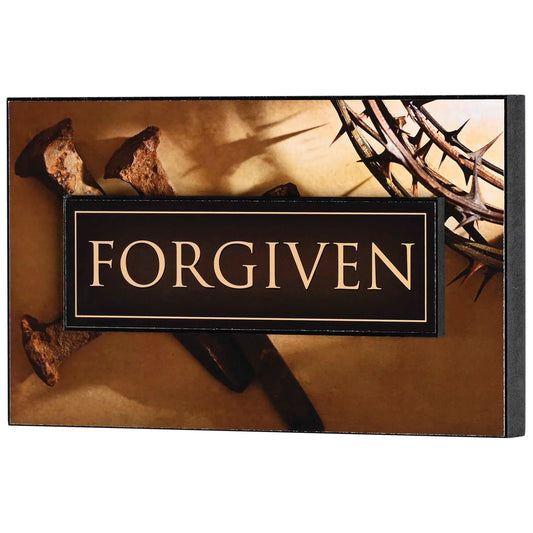 Stacked Wall Plaque Forgiven