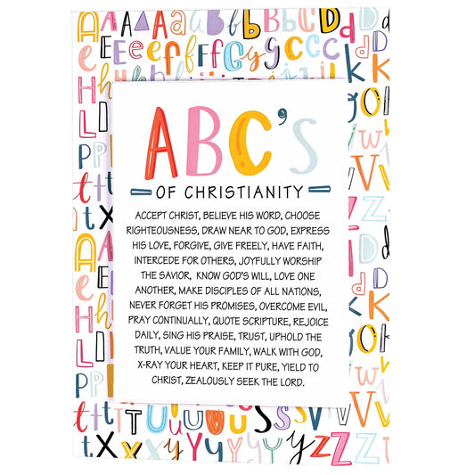 Stacked Wall Plaque ABC Of Christianity