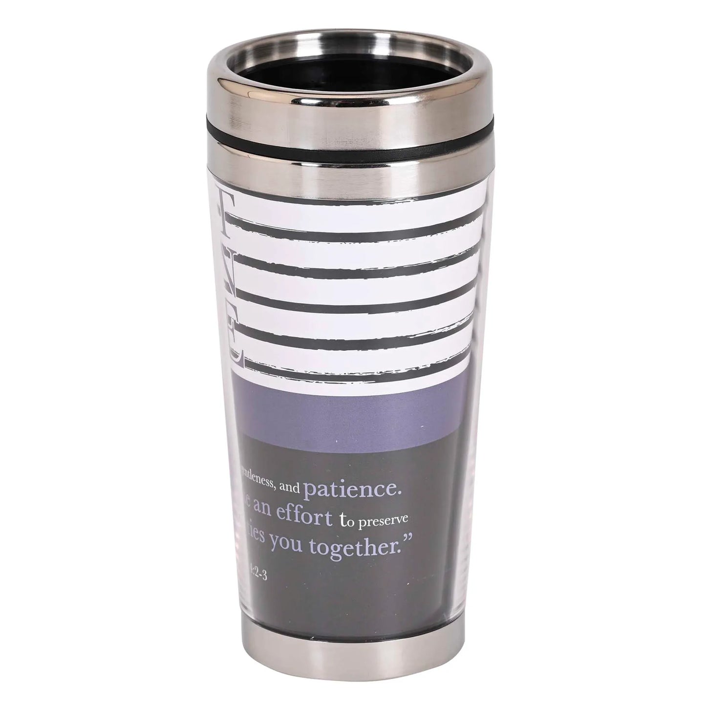 Travel Mug Patience Ephesians 4:2-3 16Oz