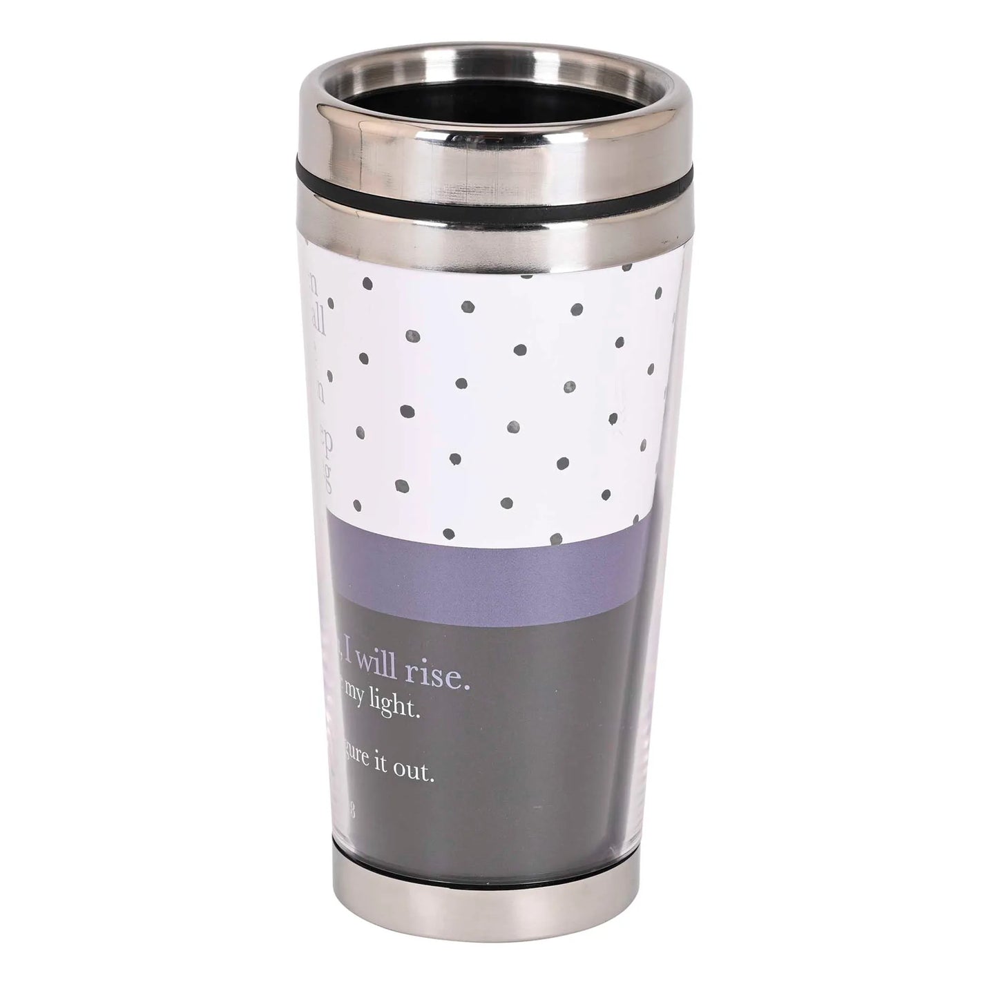 Travel Mug When You Fall Micah 7:8 16 oz