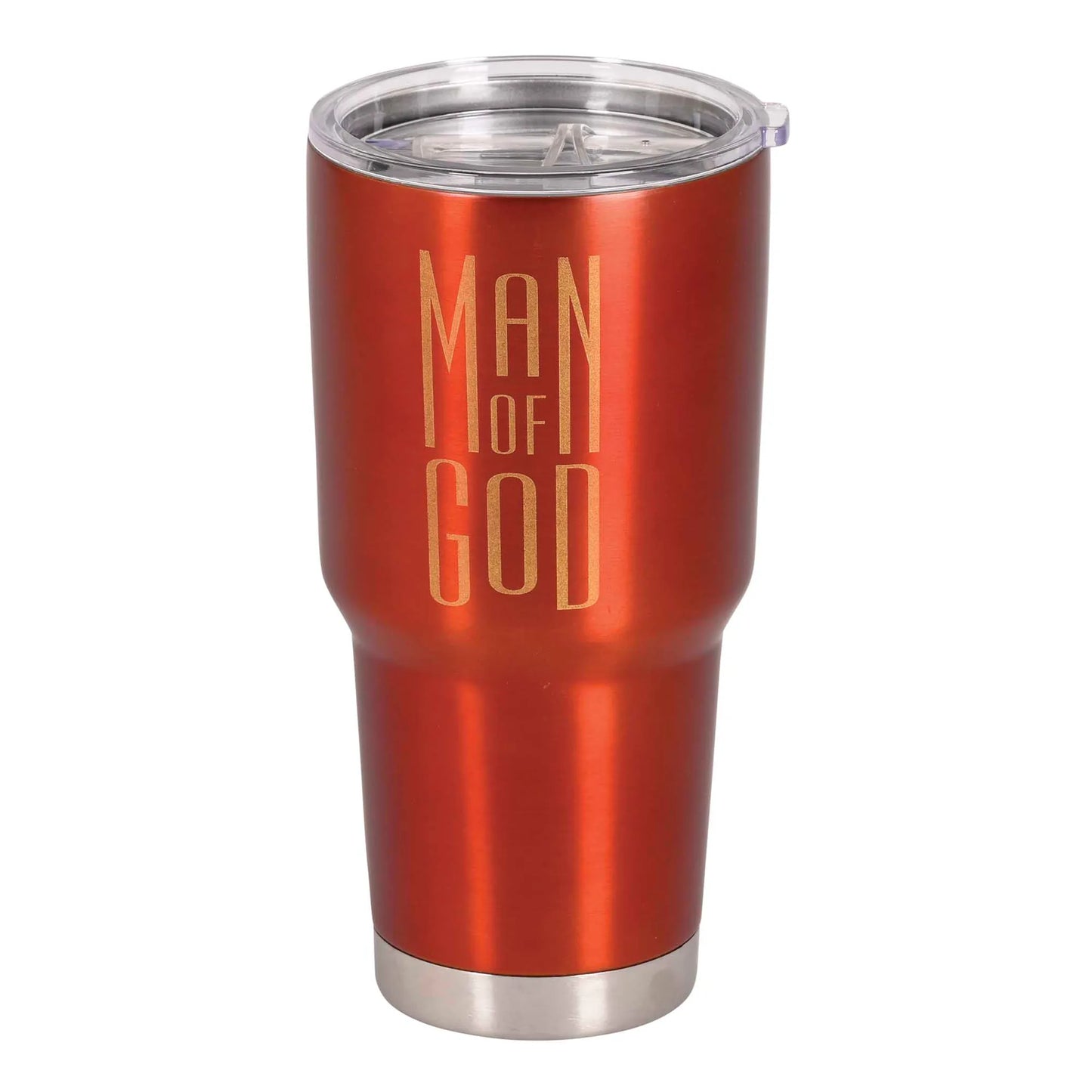 Tumbler Man Of God 30 oz Red