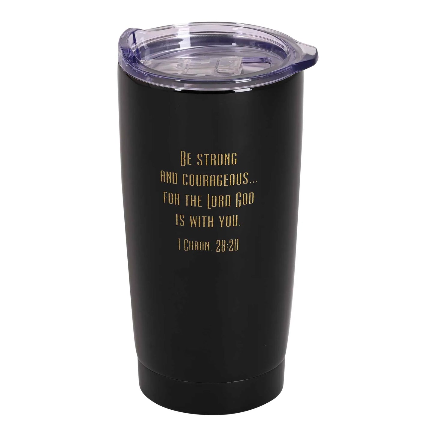 Tumbler Man Of God 20 oz Black