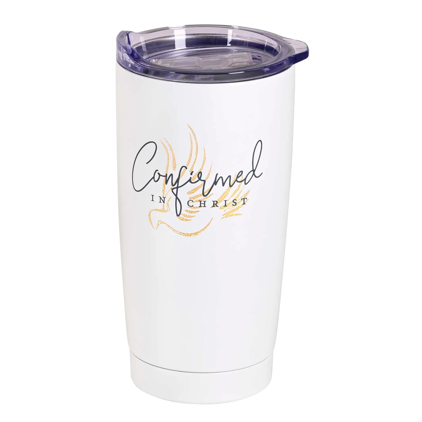 Tumbler Confirmed In Christ 20 oz White