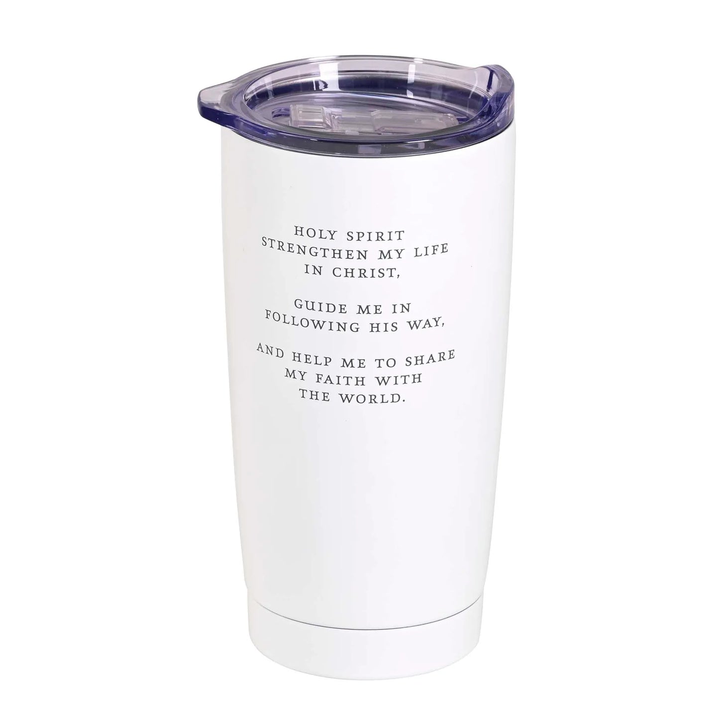 Tumbler Confirmed In Christ 20 oz White