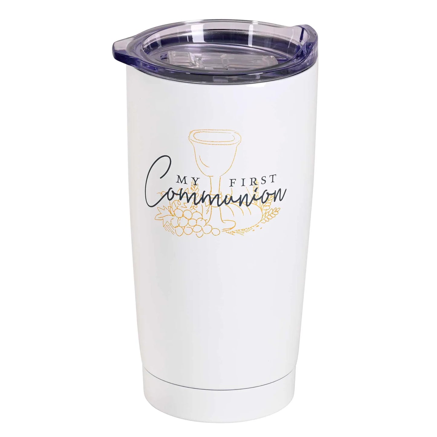 Tumbler My First Communion 20 oz White