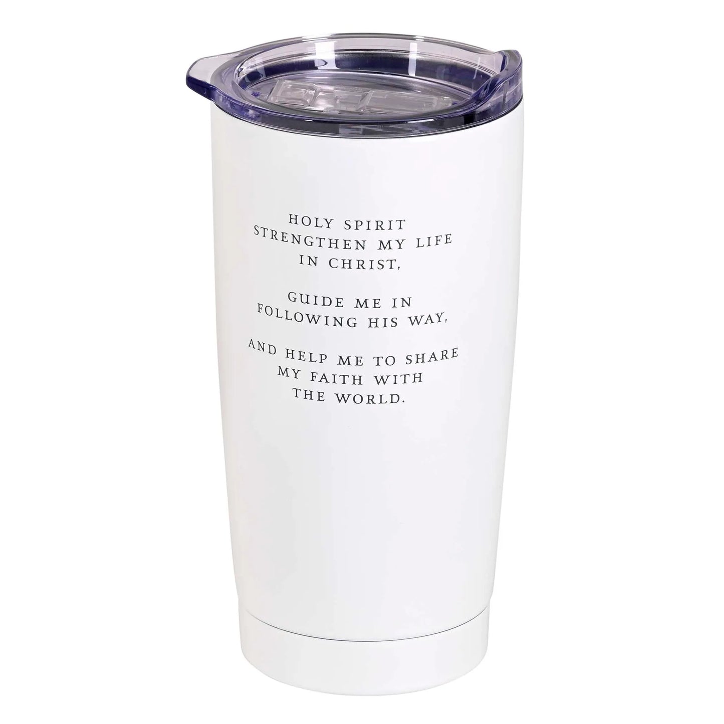 Tumbler Baptized In Christ 20 oz White