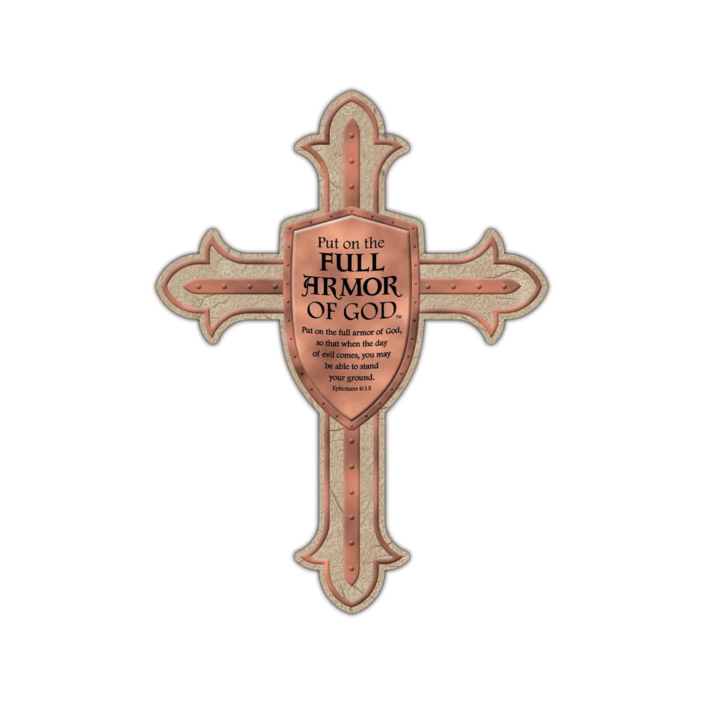 Sticker Cross Put On Full Armor Of God