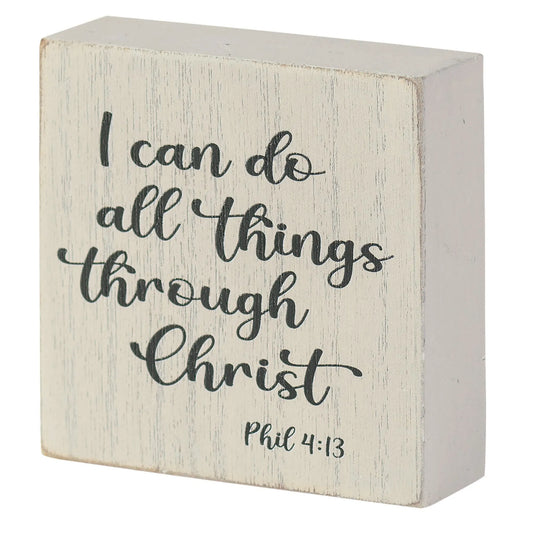 Plaque I Can Do Things Phillipians 4:13