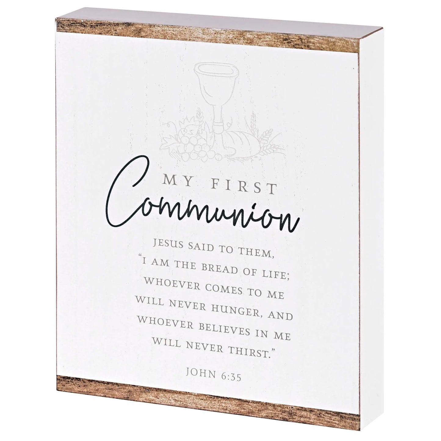 Plaque My First Communion 8x10