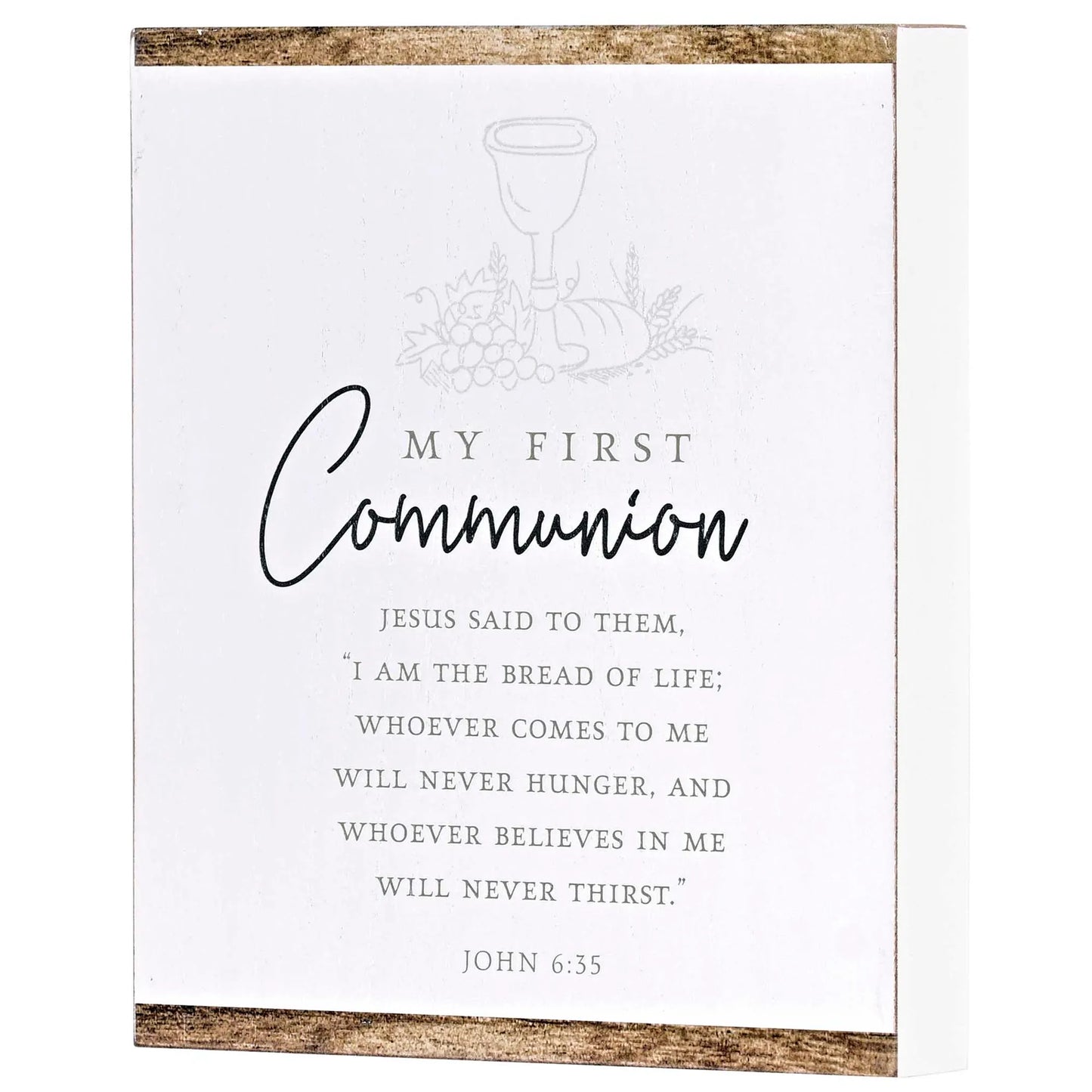 Plaque My First Communion 8x10