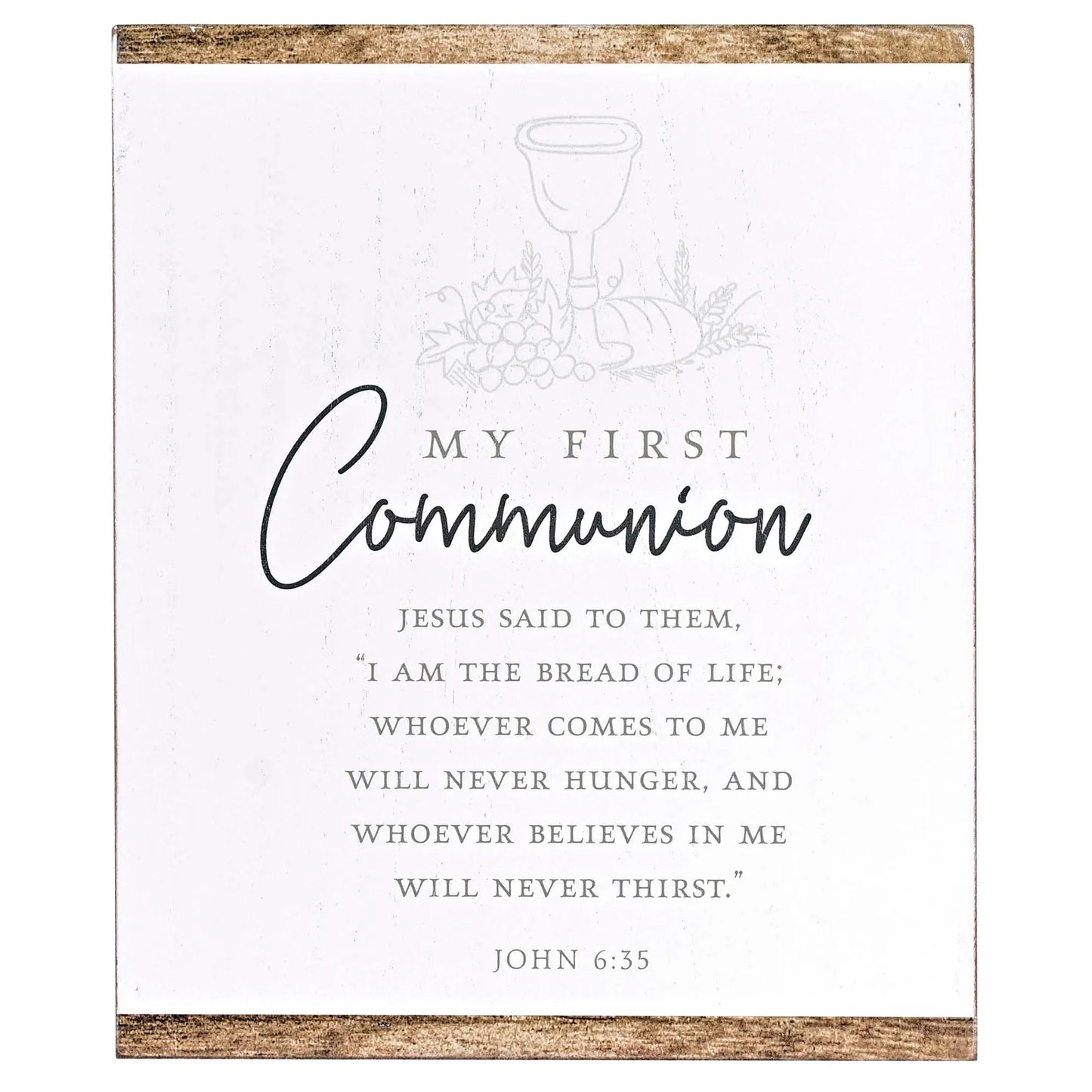 Plaque My First Communion 8x10