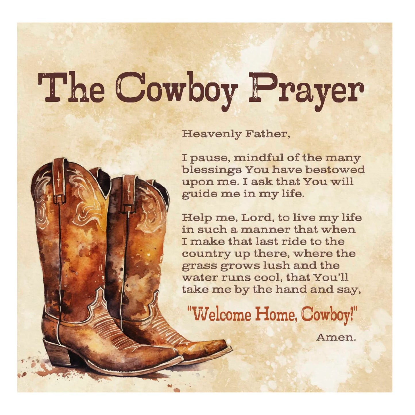 Memory Box Cowboy Prayer