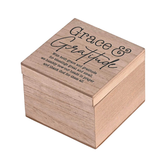 Keepsake Box Grace & Gratitude MDF 4x4