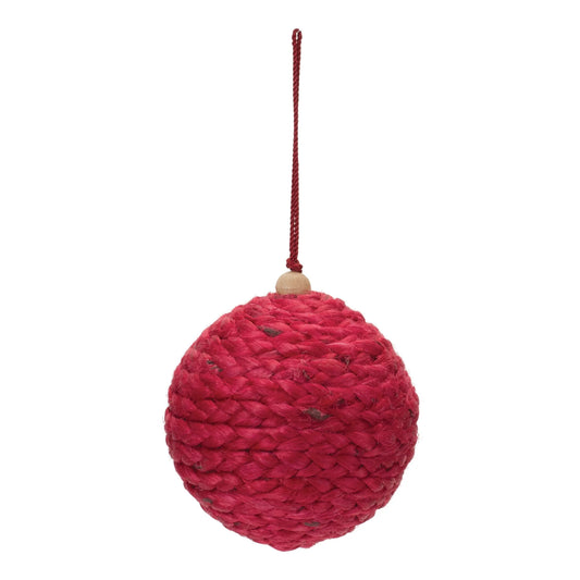 Jute Ball Ornament