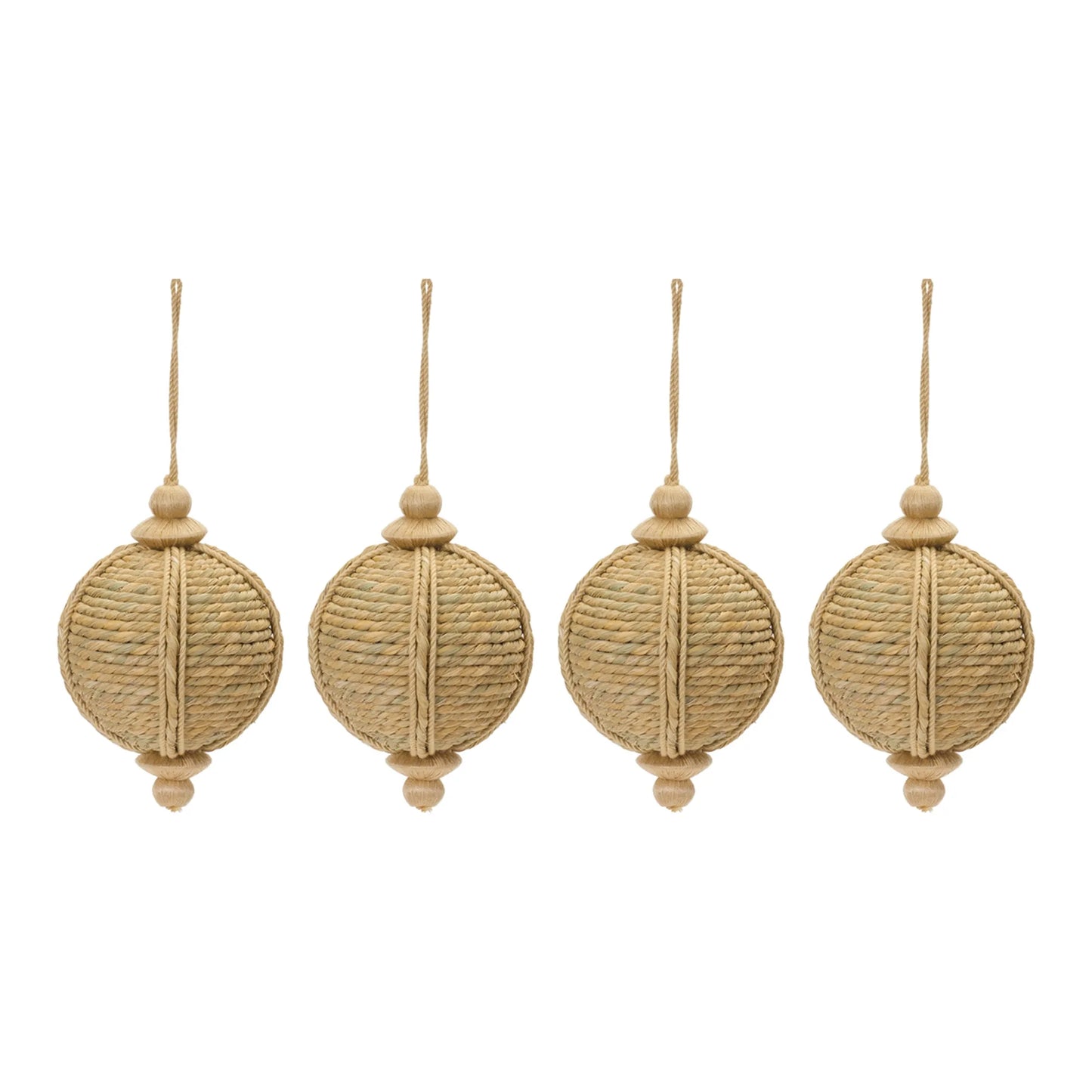 Jute Onion Ornament  - Materials: Hemp | Décor  style: Rustic