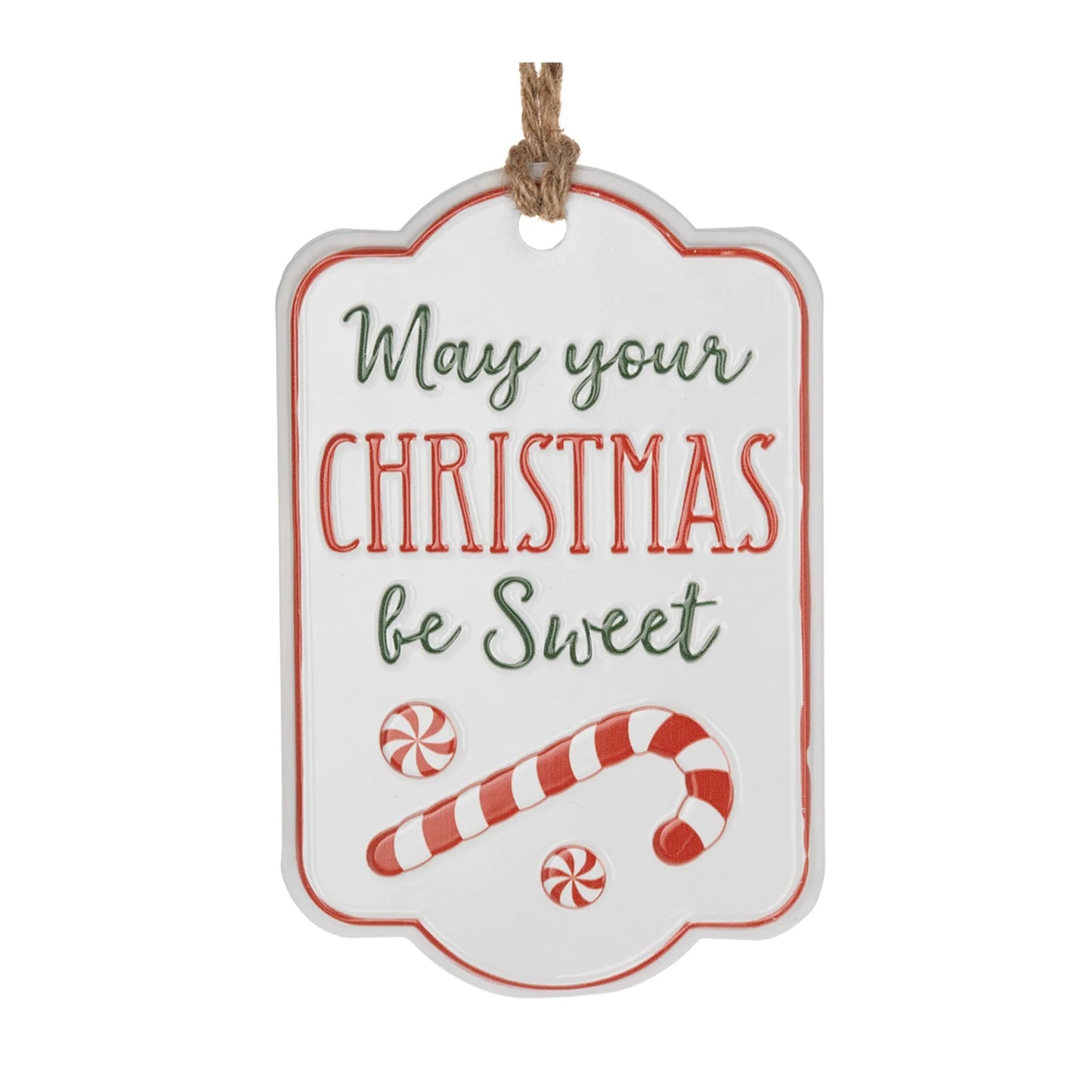 Holiday Sentiment Tag Ornament