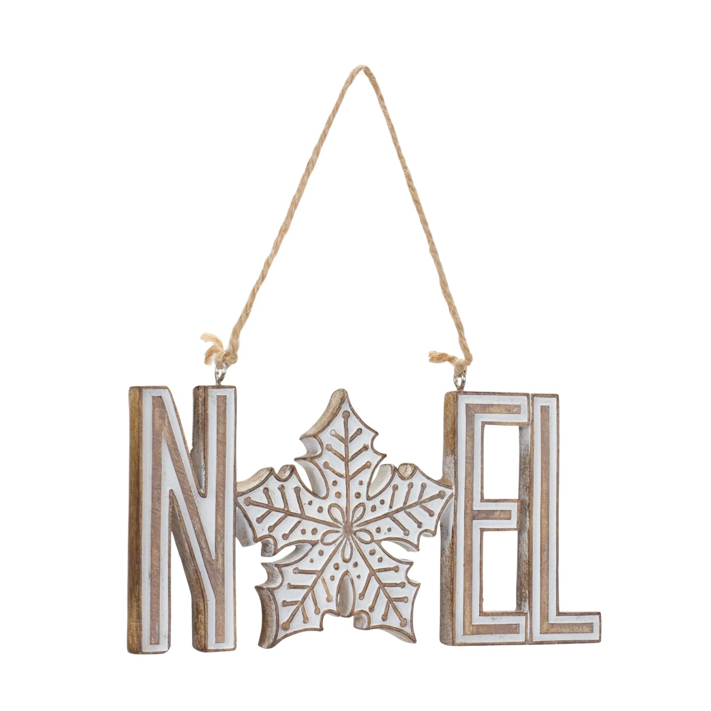 Joy Noel Snowflake Ornament