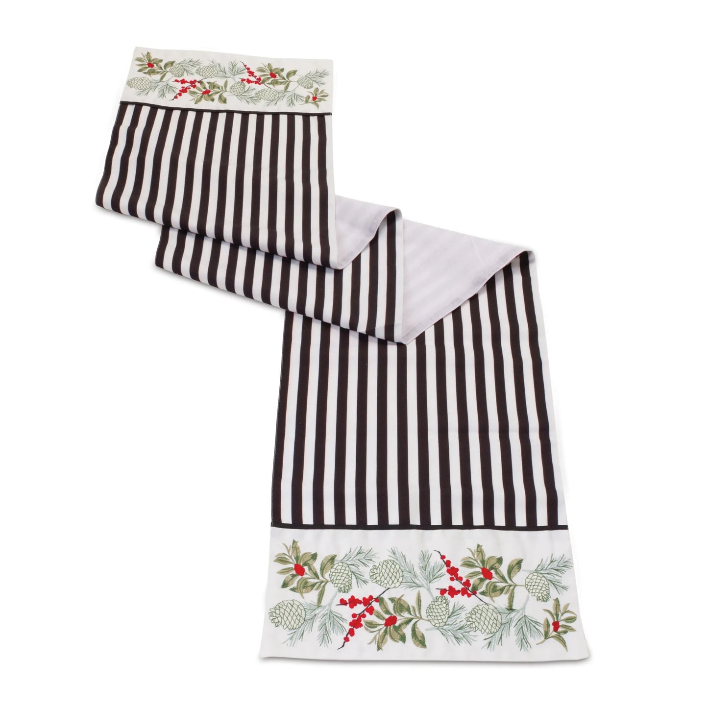 Striped Holiday Table Runner